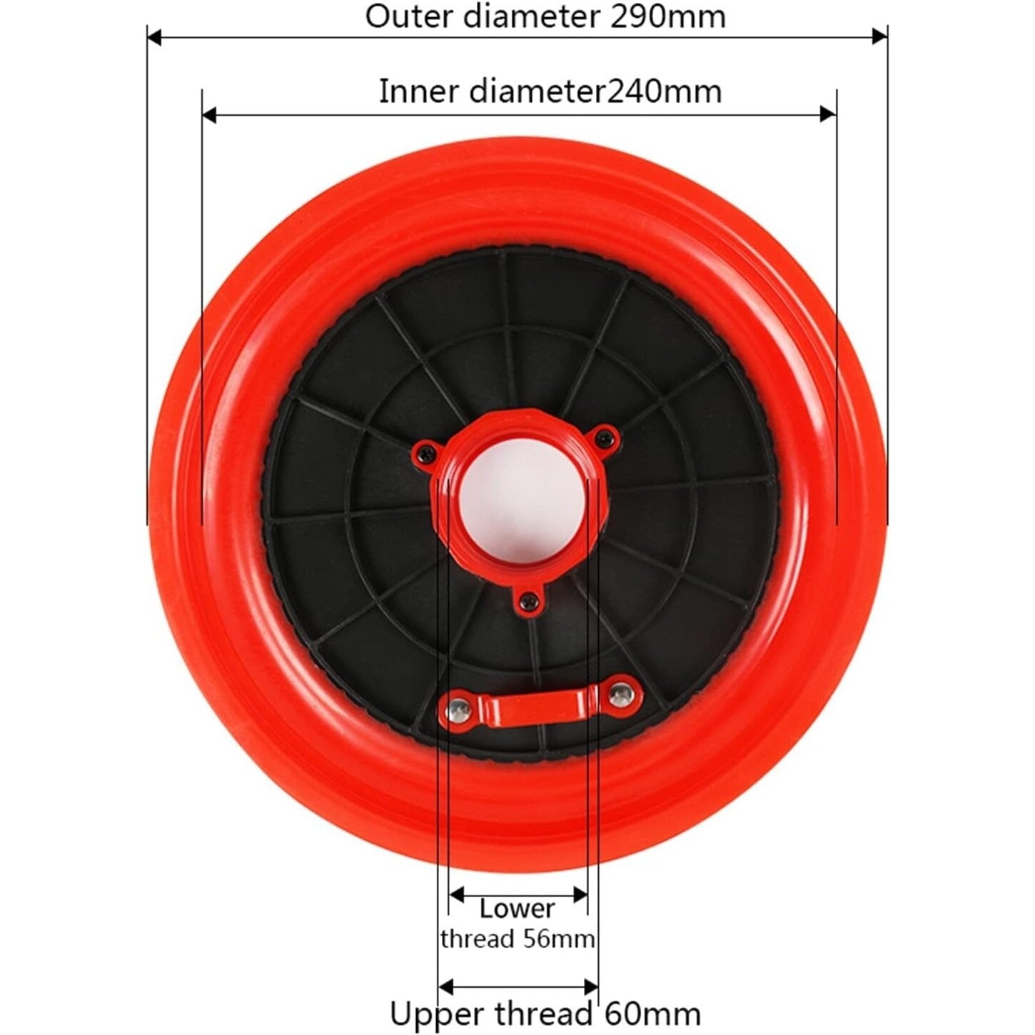 Spiediena plāksne tauku pistolei 290 mm (56/60 mm)