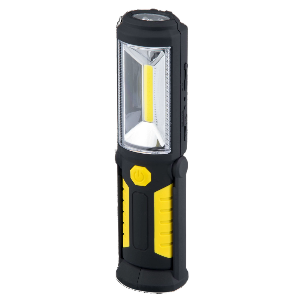 COB (3W) + 5 LED uzlādējama darba lampa
