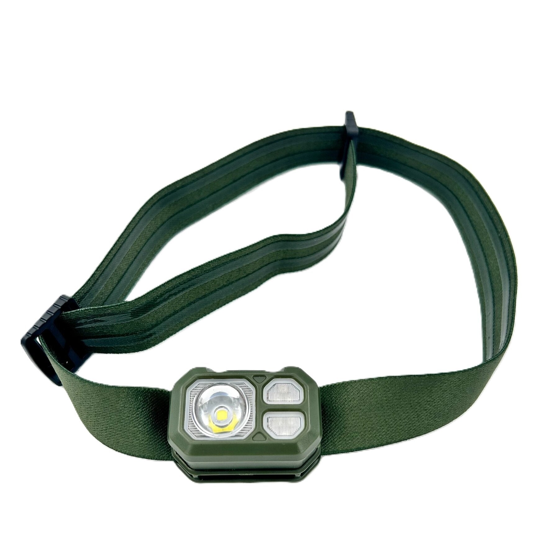 SMD sarkana gaisma (8 W) uzlādējama galvas lampa