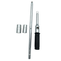 4 virzienu uzgriežņu atslēgu komplekts 1/2" + uzgaļi 17, 19, 21, 23 mm