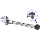 Regulējama uzgriežņu atslēga, caurejoša muciņa 3/8'' 200mm