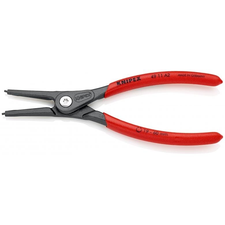 Precīzijas fiksācijas knaibles. Ārējais diametrs 180 mm (Ø19-60 mm) KNIPEX