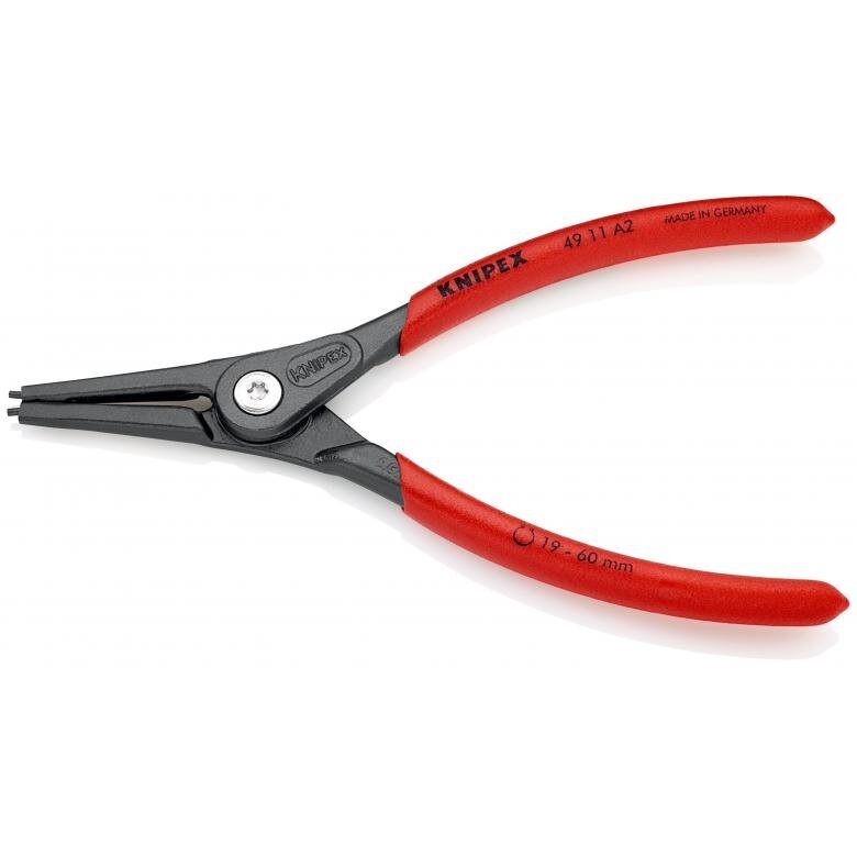 Precīzijas fiksācijas knaibles. Ārējais diametrs 180 mm (Ø19-60 mm) KNIPEX