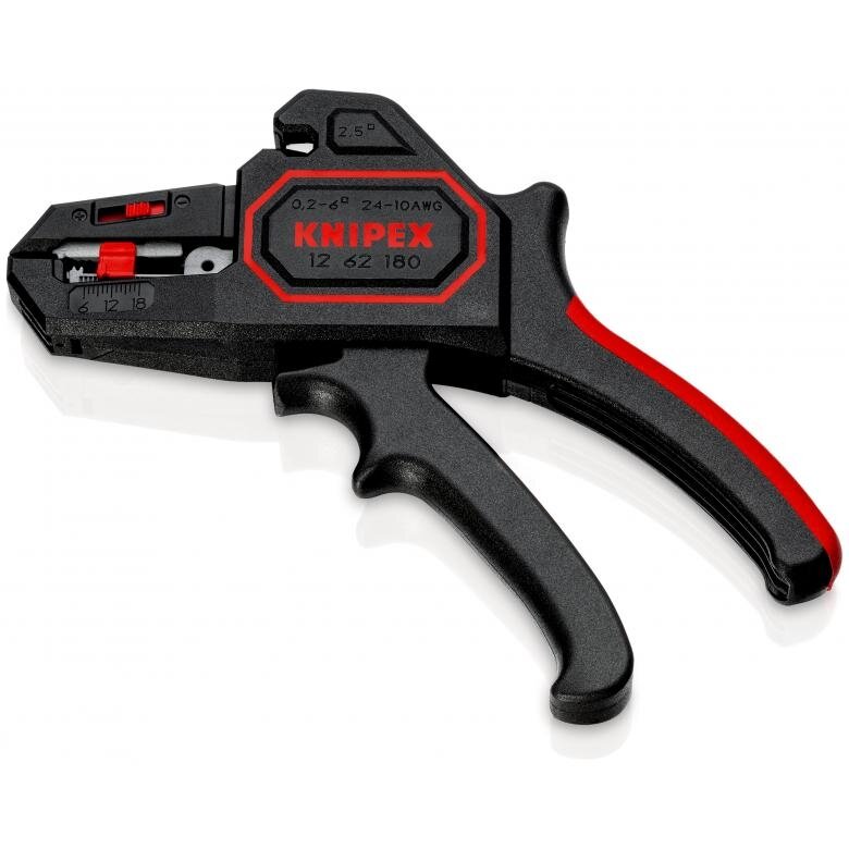 Pašregulējošs izolācijas noņēmējs 180 mm (0,2–6 mm²) KNIPEX
