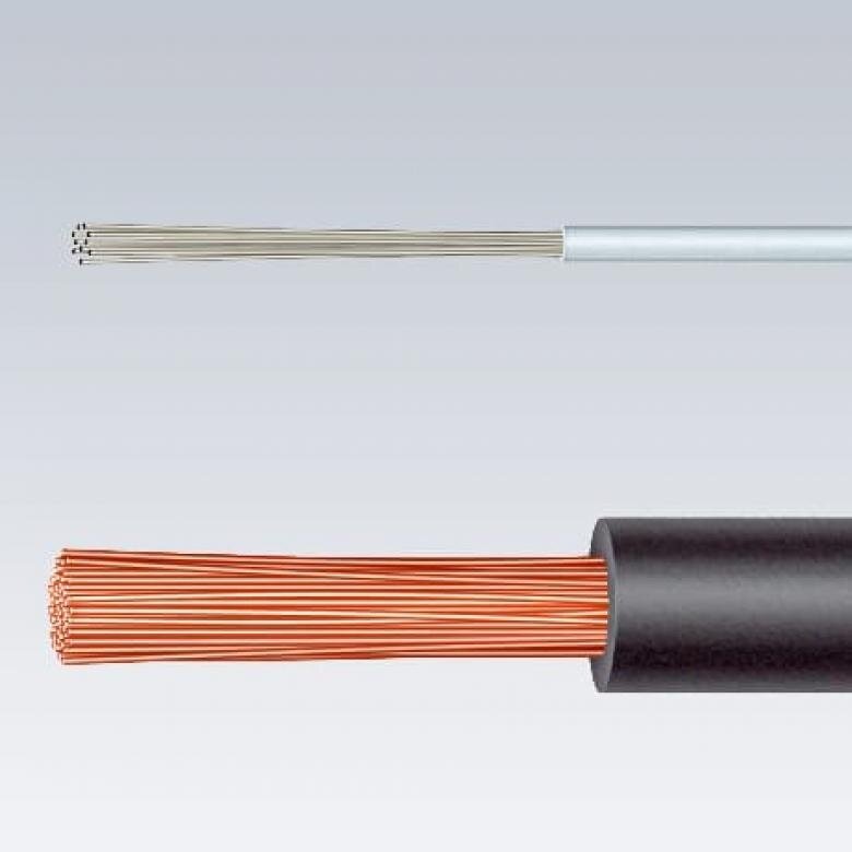 Pašregulējošs izolācijas noņēmējs 180 mm (0,2–6 mm²) KNIPEX