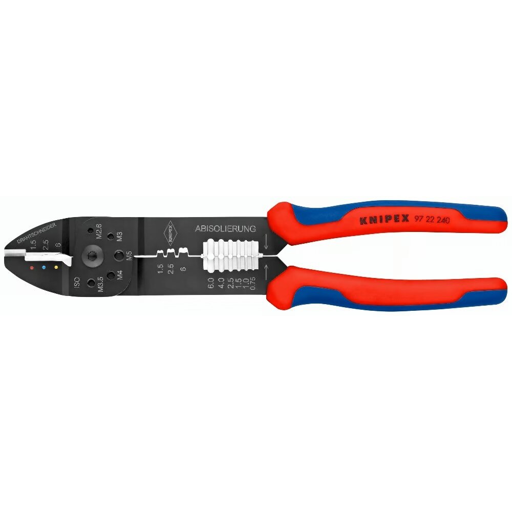 Vadu izolācijas noņēmējs un gofrēšanas knaibles 240 mm
