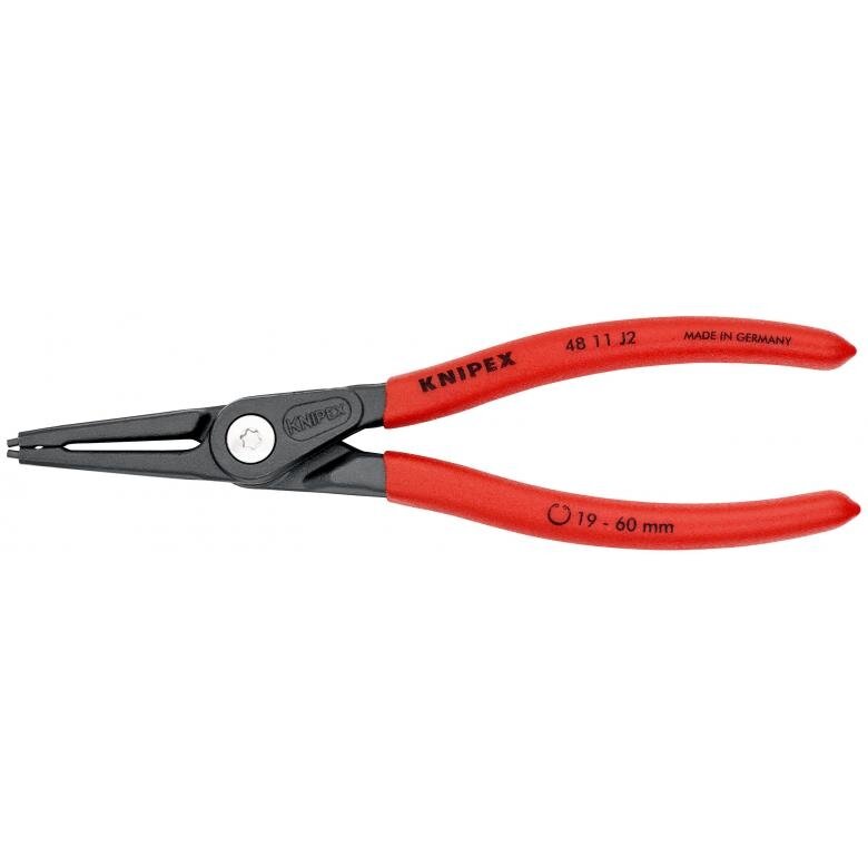 Precīzas sprostgredzenu knaibles. Iekšējais diametrs 180 mm (Ø19-60 mm) KNIPEX