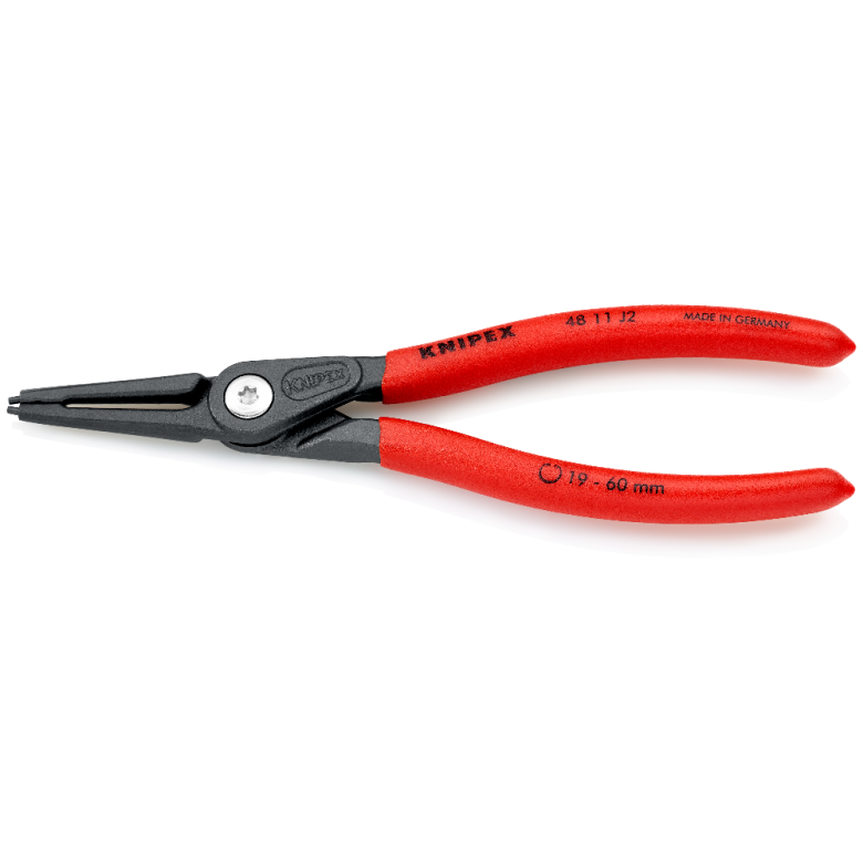Precīzas sprostgredzenu knaibles. Iekšējais diametrs 180 mm (Ø19-60 mm) KNIPEX