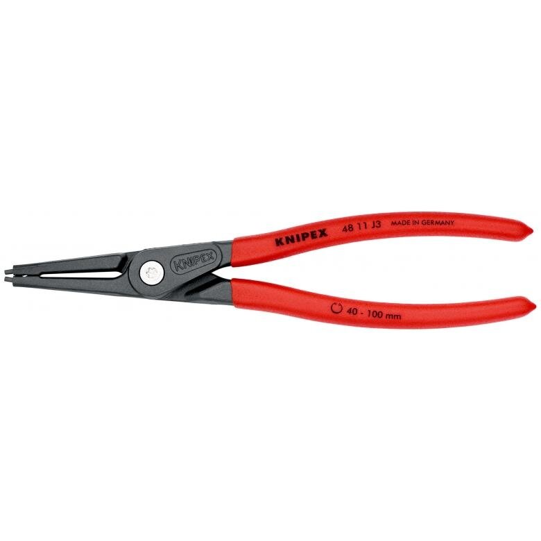 Precīzas sprostgredzenu knaibles. Iekšējais diametrs 225 mm (Ø40-100 mm) KNIPEX