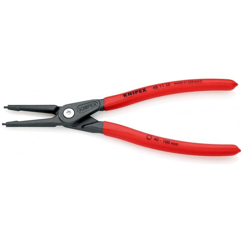 Precīzas sprostgredzenu knaibles. Iekšējais diametrs 225 mm (Ø40-100 mm) KNIPEX