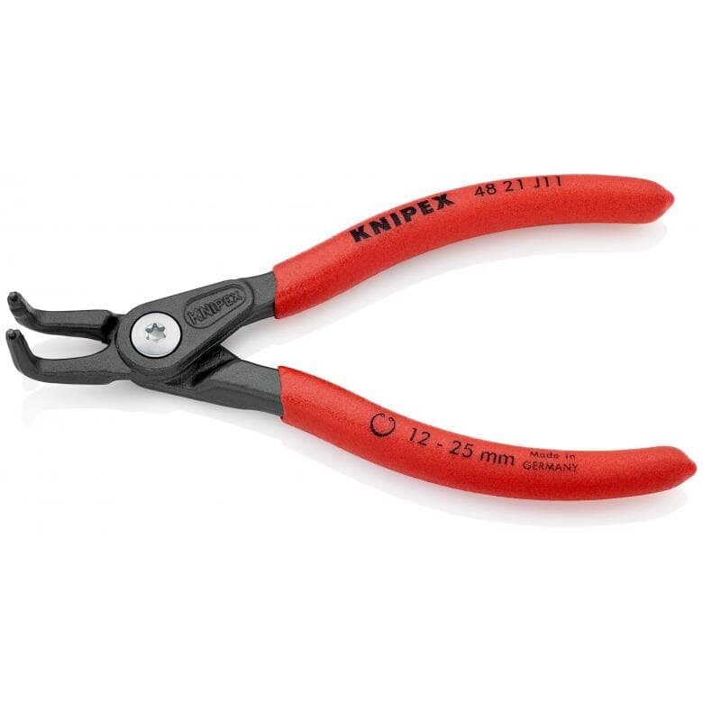 Precīzas sprostgredzenu knaibles. Iekšējās. Liektas 130 mm (Ø12-25 mm) KNIPEX