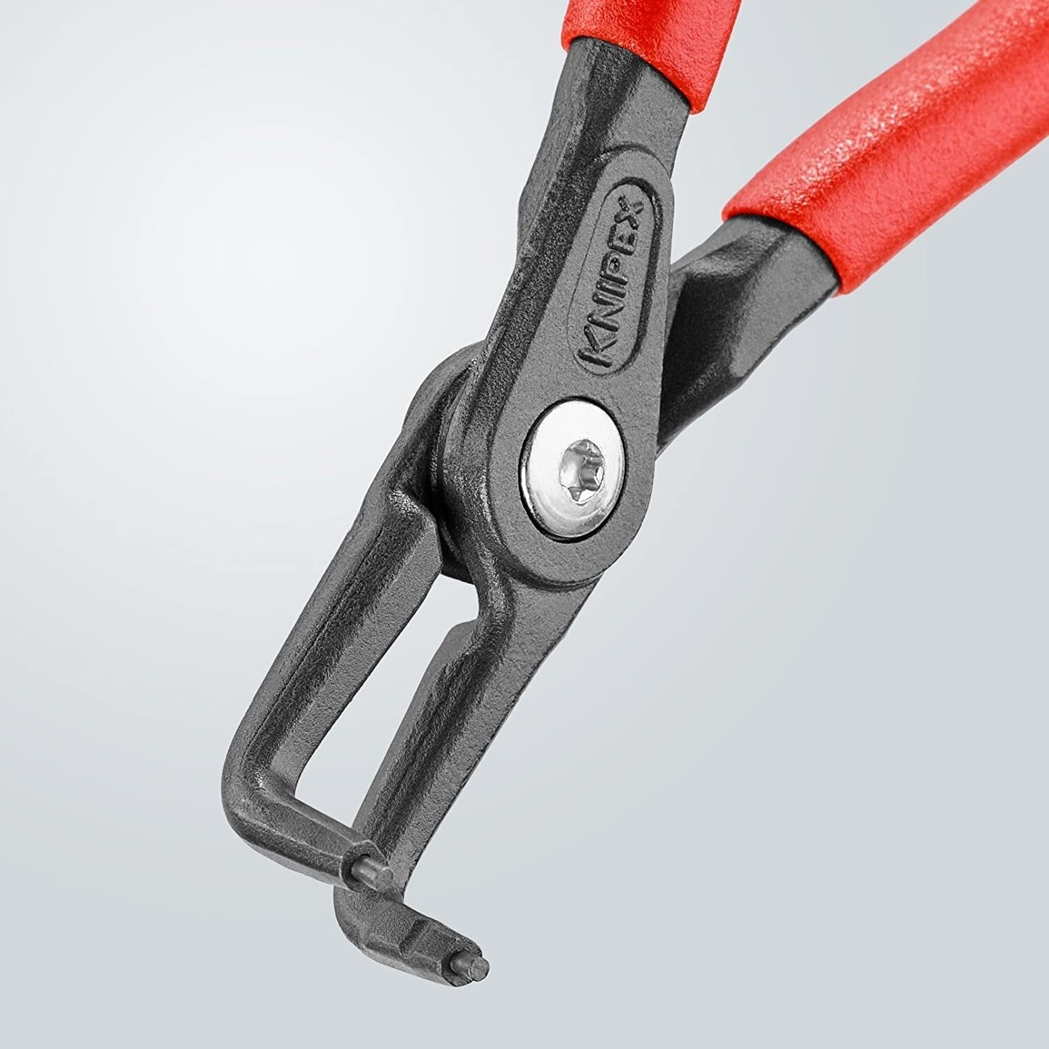 Precīzas sprostgredzenu knaibles. Iekšējās. Liektas 165 mm (Ø19-60 mm) KNIPEX
