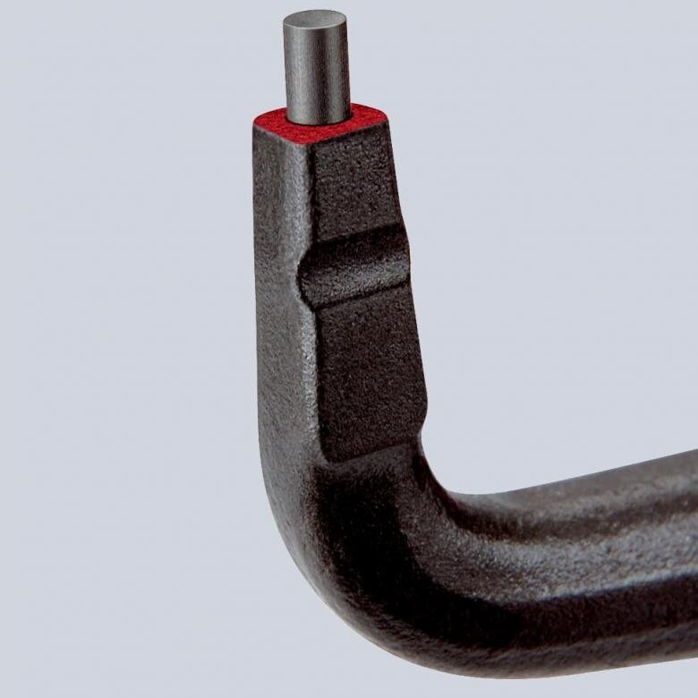 Precīzas sprostgredzenu knaibles. Iekšējās. Liektas 210 mm (Ø40-100 mm) KNIPEX