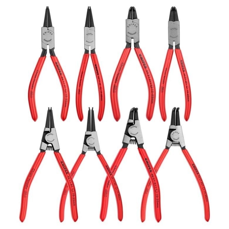 Fiksējošo gredzenu knaibles, 8 gab. KNIPEX