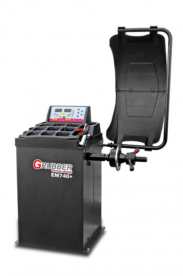 GRUBBER 706A PRO 3D — riepu montāžas iekārta,GRUBBER EM740+ — riteņu balansēšanas iekārta komplekts