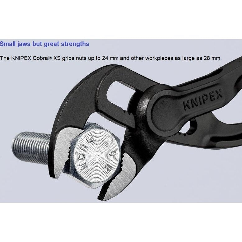 Augstūdens sūkņa knaibles KNIPEX Cobra ar fiksatoru 100mm