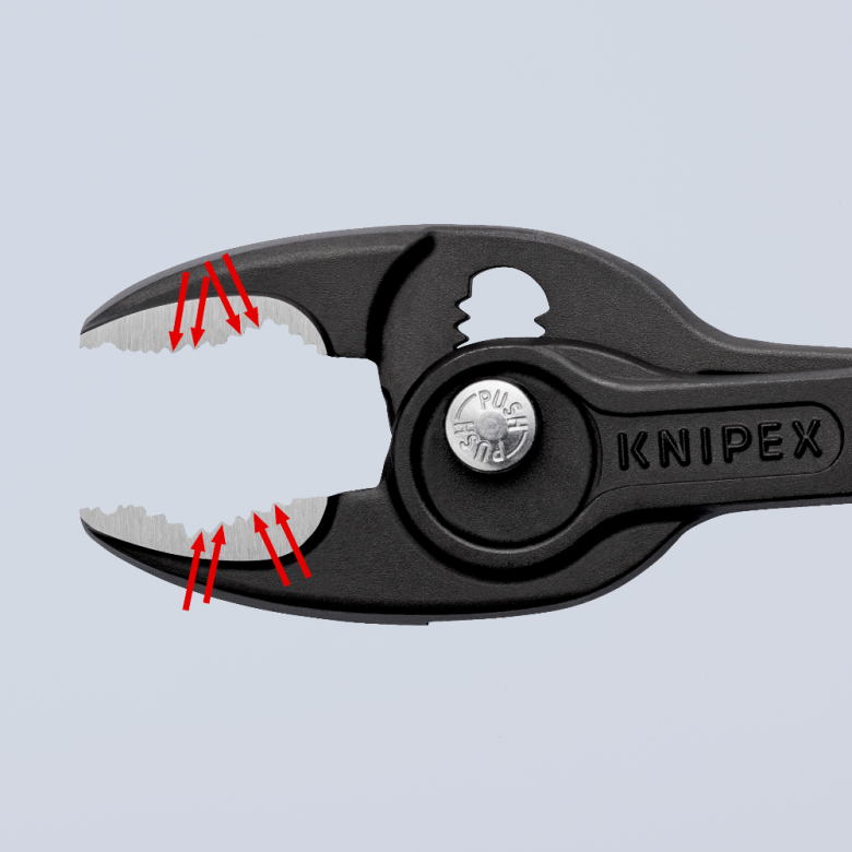 TwinGrip slīdošo savienojumu knaibles ar fiksatoru 200 mm