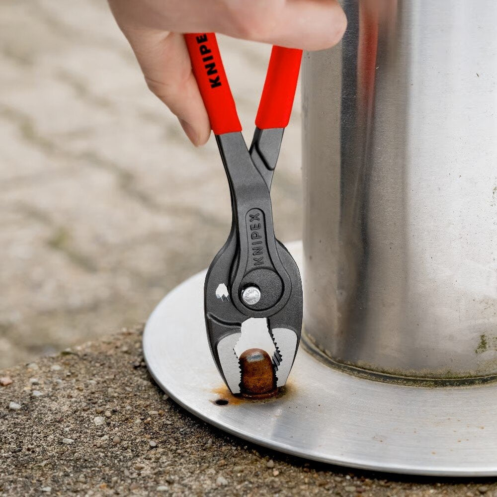 Knipex TwinGrip slīdošo savienojumu knaibles ar fiksatoru, 250 mm