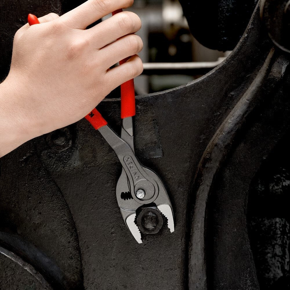 Knipex TwinGrip slīdošo savienojumu knaibles ar fiksatoru, 250 mm