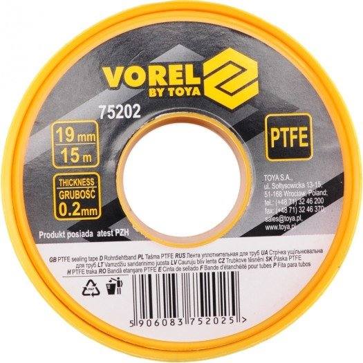 PTFE lente 19 mm x 15 m