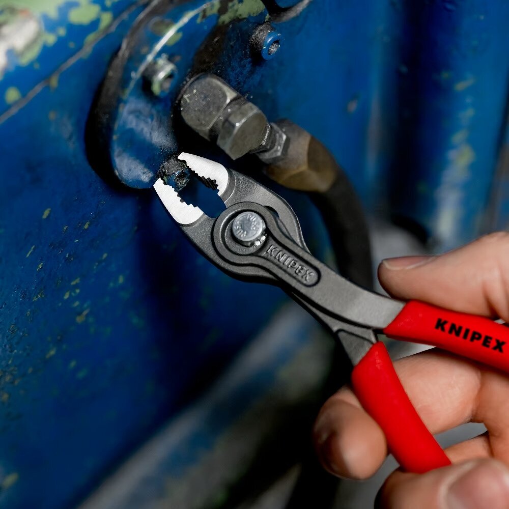 Knipex TwinGrip slīdošo savienojumu knaibles ar fiksatoru, 150 mm