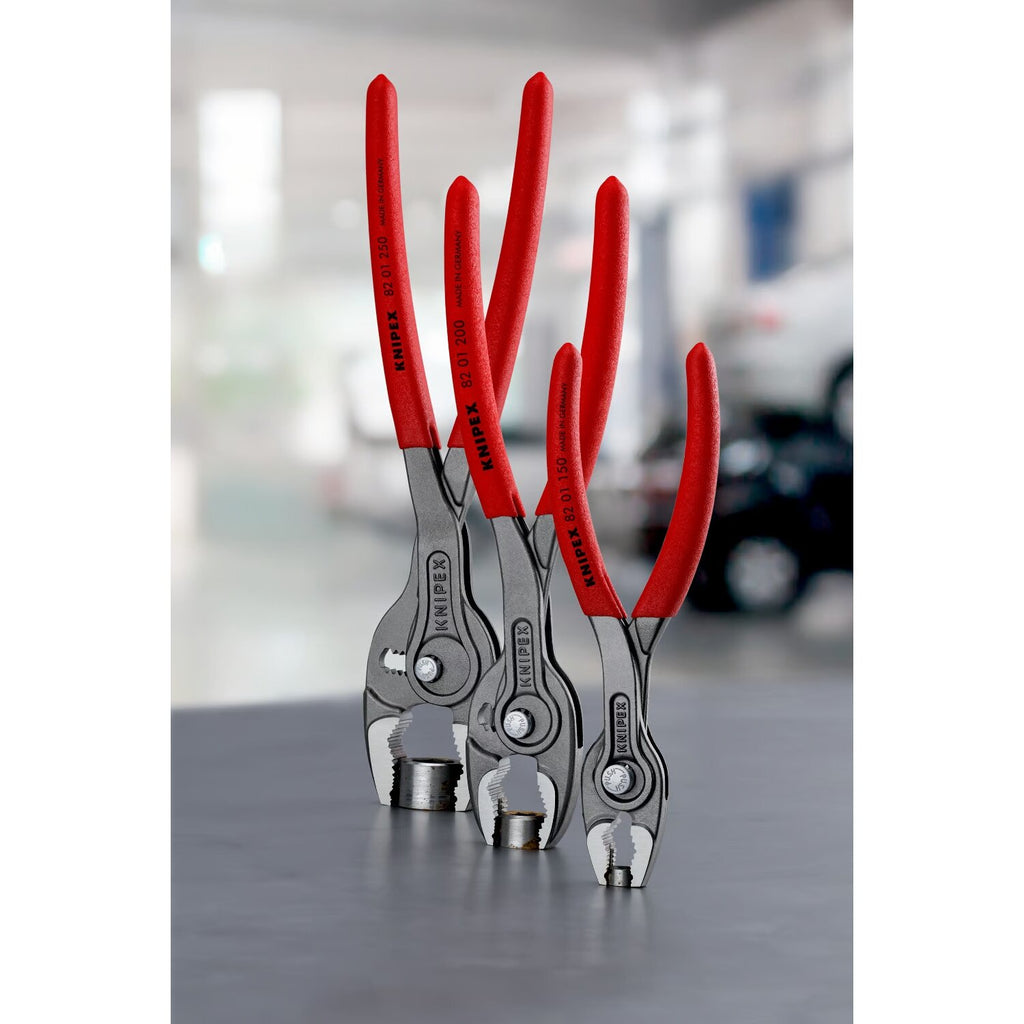 Knipex TwinGrip slīdošo savienojumu knaibles ar fiksatoru, 150 mm
