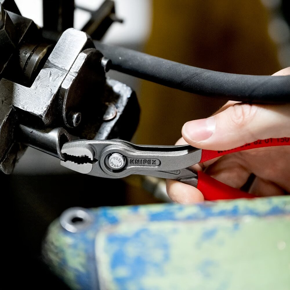 Knipex TwinGrip slīdošo savienojumu knaibles ar fiksatoru, 150 mm