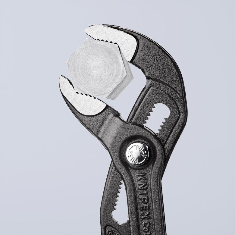 Ūdenssūkņa knaibles KNIPEX Cobra ar fiksatoru un atsperi 250mm
