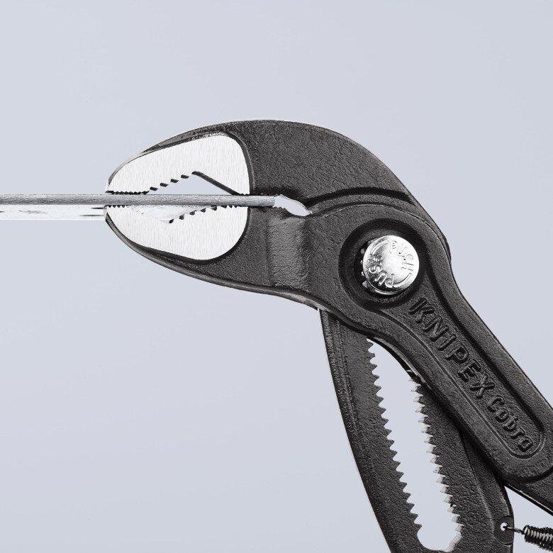 Ūdenssūkņa knaibles KNIPEX Cobra ar fiksatoru un atsperi 250mm