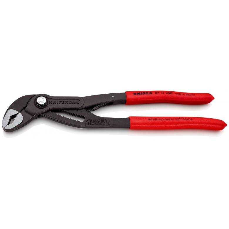 Ūdenssūkņa knaibles KNIPEX Cobra ar fiksatoru un atsperi 250mm