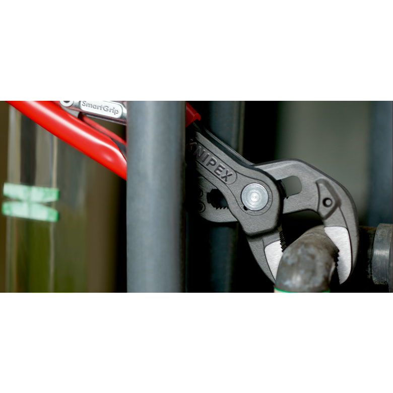 Ūdenssūkņa knaibles KNIPEX ar SmartGrip fiksāciju 250 mm
