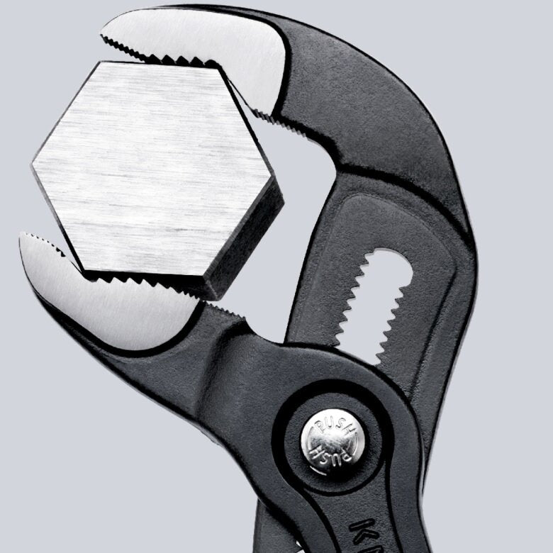 Ūdenssūkņa knaibles KNIPEX Cobra ar fiksatoru