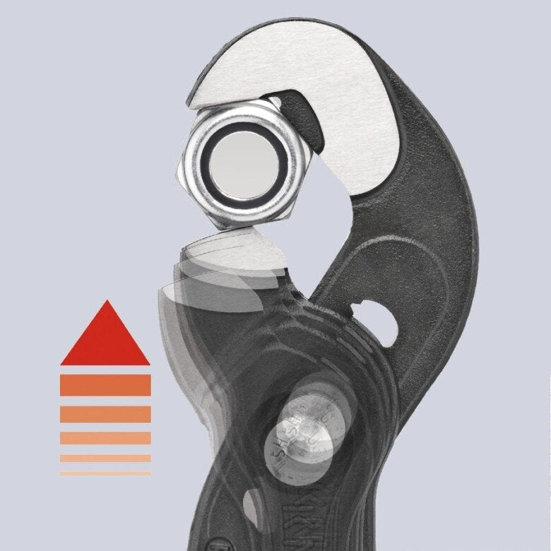 Daudzfunkcionāla slīdošā atslēga KNIPEX ar fiksatoru 250 mm
