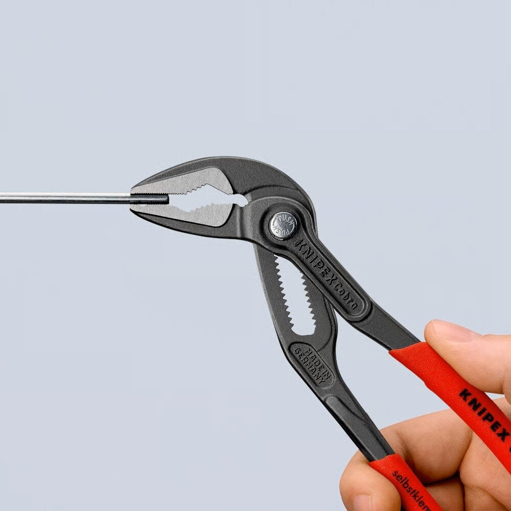 Ūdenssūkņa knaibles ar garu žokļu KNIPEX SLIM Cobra ar fiksatoru 180mm
