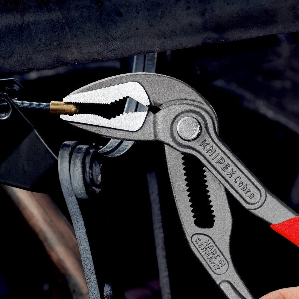 Ūdenssūkņa knaibles ar garu žokļu KNIPEX SLIM Cobra ar fiksatoru 180mm