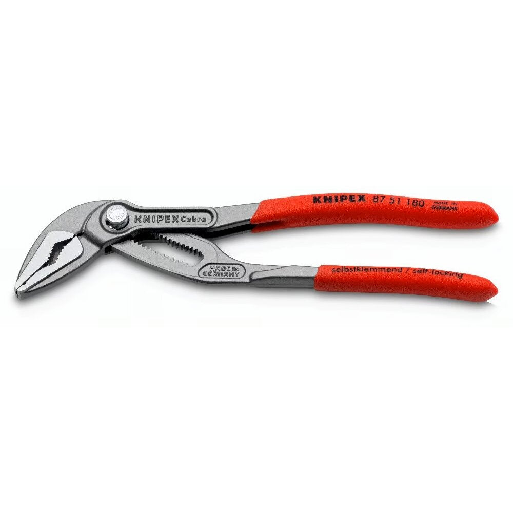 Ūdenssūkņa knaibles ar garu žokļu KNIPEX SLIM Cobra ar fiksatoru 180mm