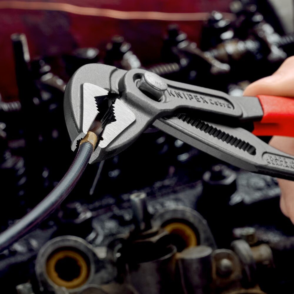 Ūdenssūkņa knaibles ar garu žokļu KNIPEX SLIM Cobra ar fiksatoru 250mm