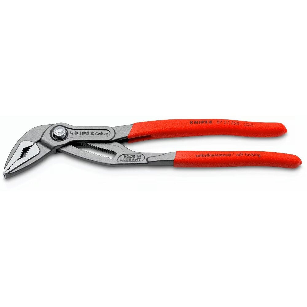 Ūdenssūkņa knaibles ar garu žokļu KNIPEX SLIM Cobra ar fiksatoru 250mm