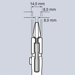 Ūdenssūkņa knaibles-atslēga KNIPEX ar fiksatoru 250mm