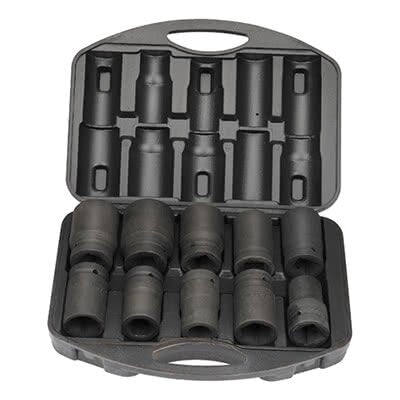 1 collas triecienuzgriežņu atslēgu komplekts, 10 gab. (17–41 mm)