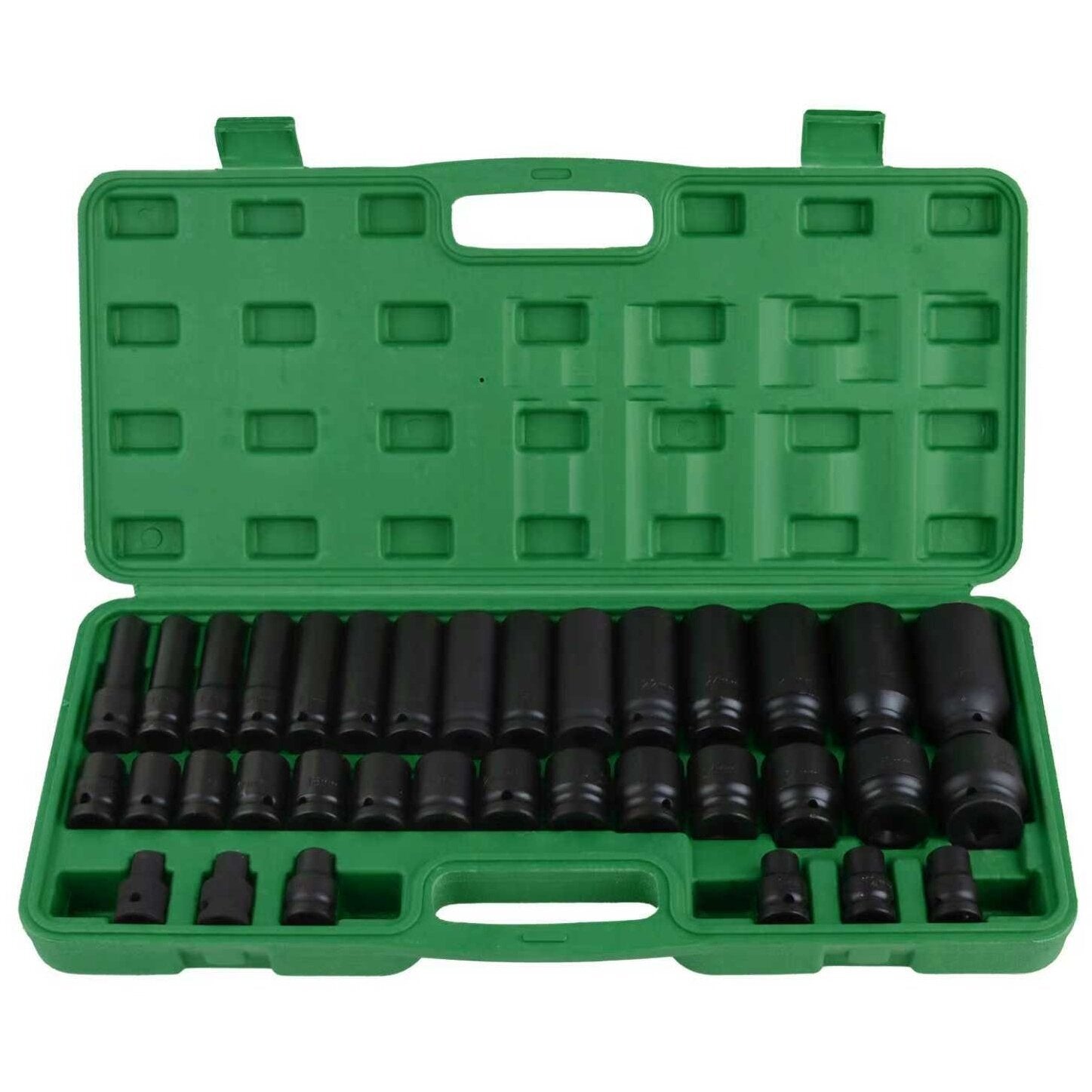 1/2" triecienuzgriežņu atslēgu komplekts, 35 gab. (8-32 mm)