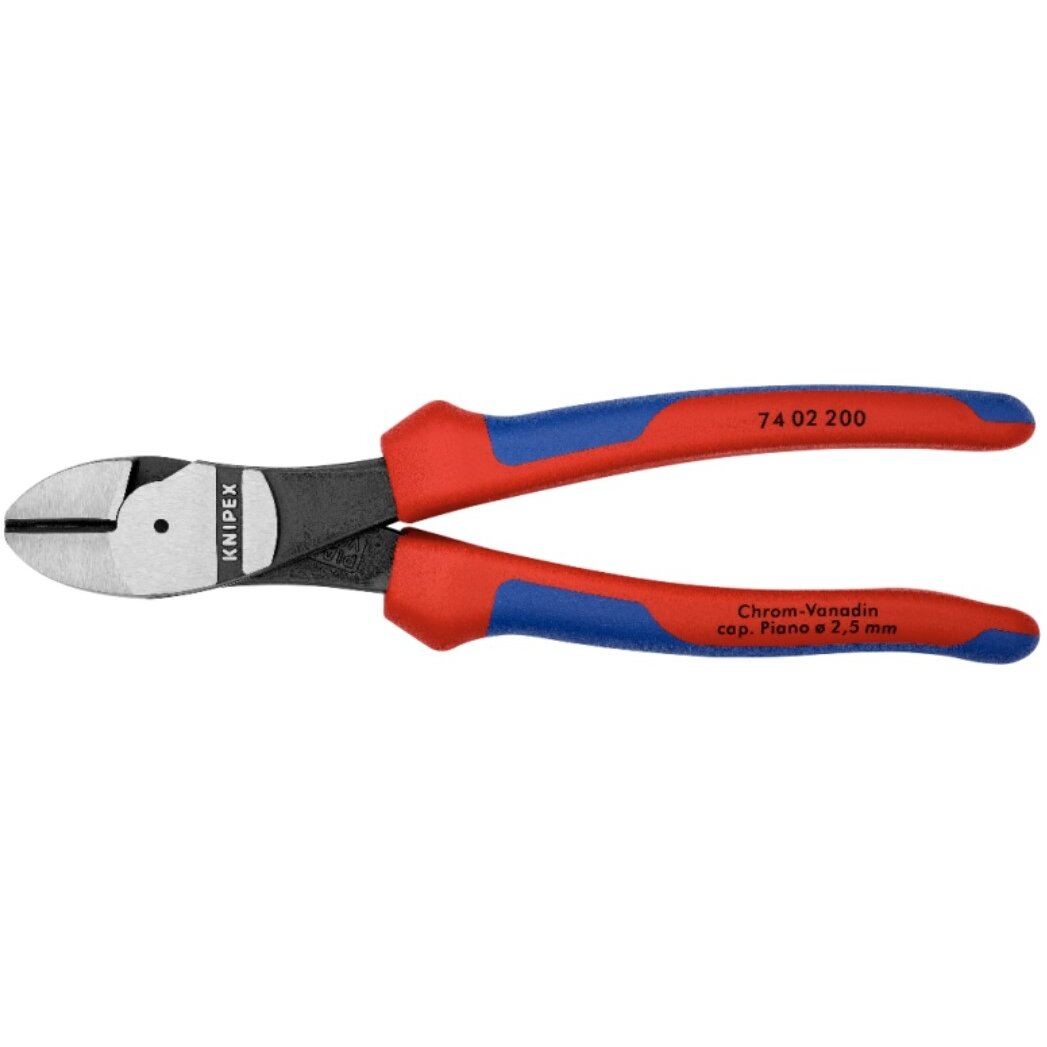 Augstas sviras diagonālās griešanas knaibles 200 mm KNIPEX