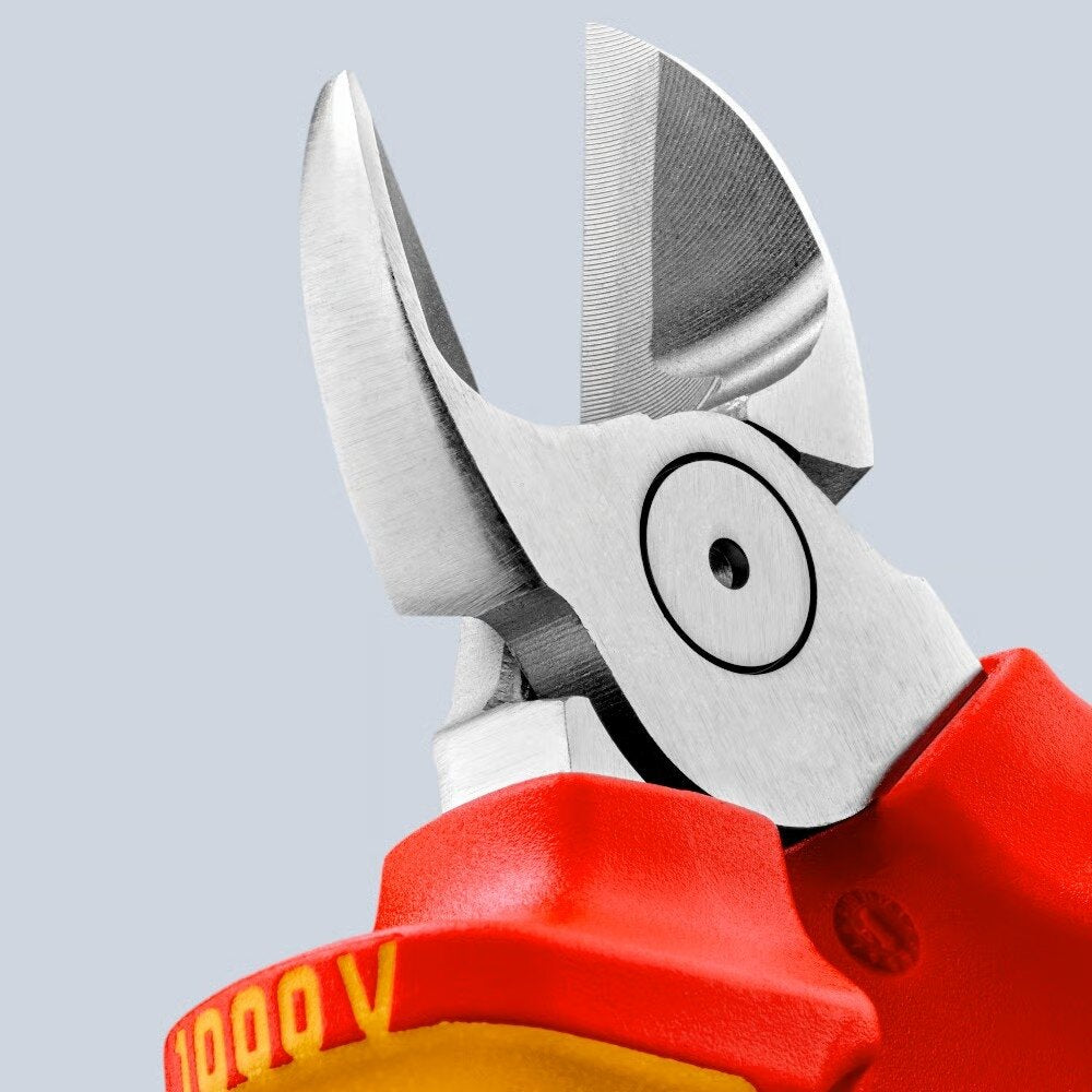 Industriālās izolētās diagonālās griešanas knaibles 160 mm (1000 V) KNIPEX