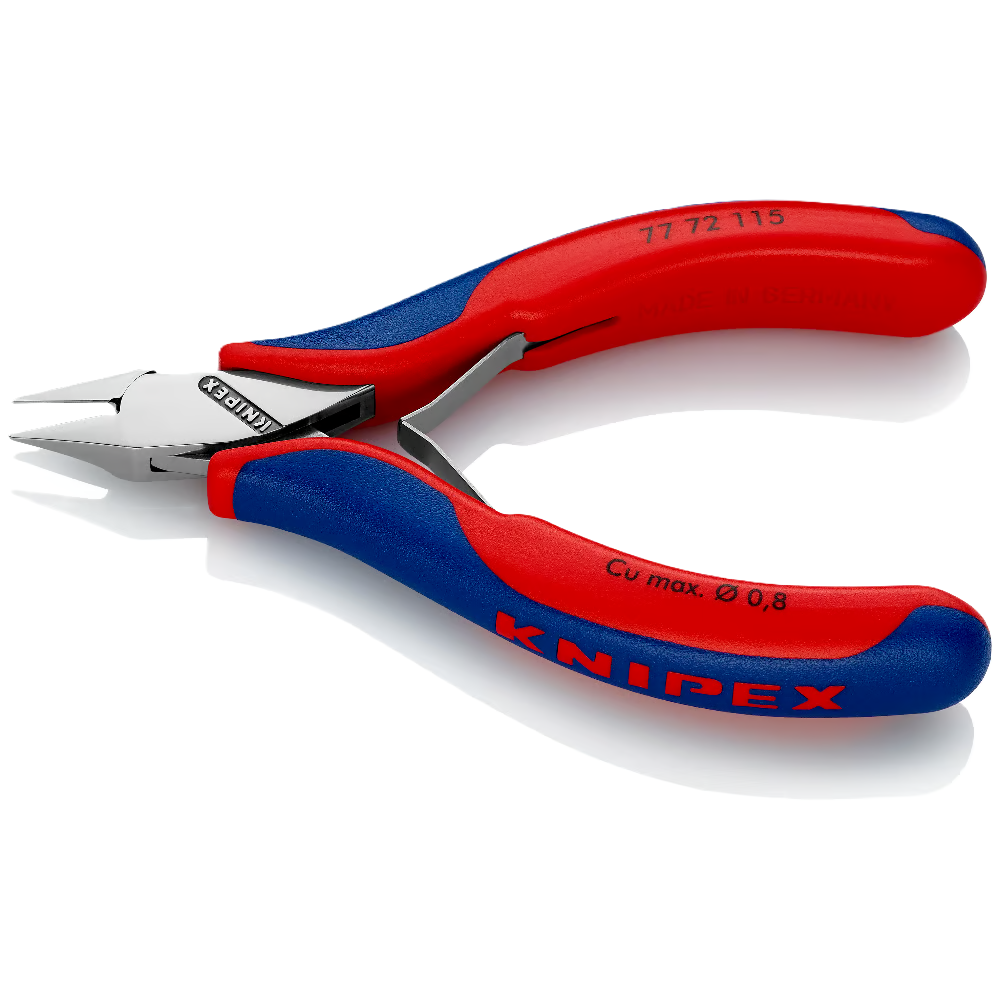 Diagonālās knaibles elektronikai, 115 mm, ESD, KNIPEX