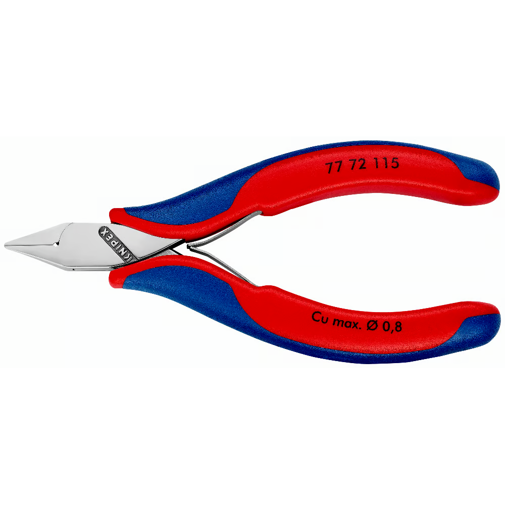 Diagonālās knaibles elektronikai, 115 mm, ESD, KNIPEX