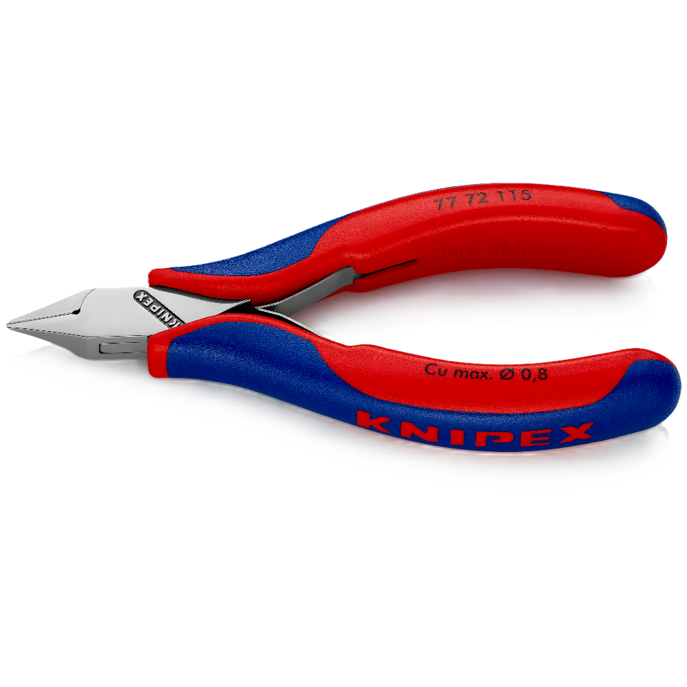 Diagonālās knaibles elektronikai, 115 mm, ESD, KNIPEX