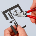 Diagonālās griešanas knaibles plastmasai 140 mm KNIPEX