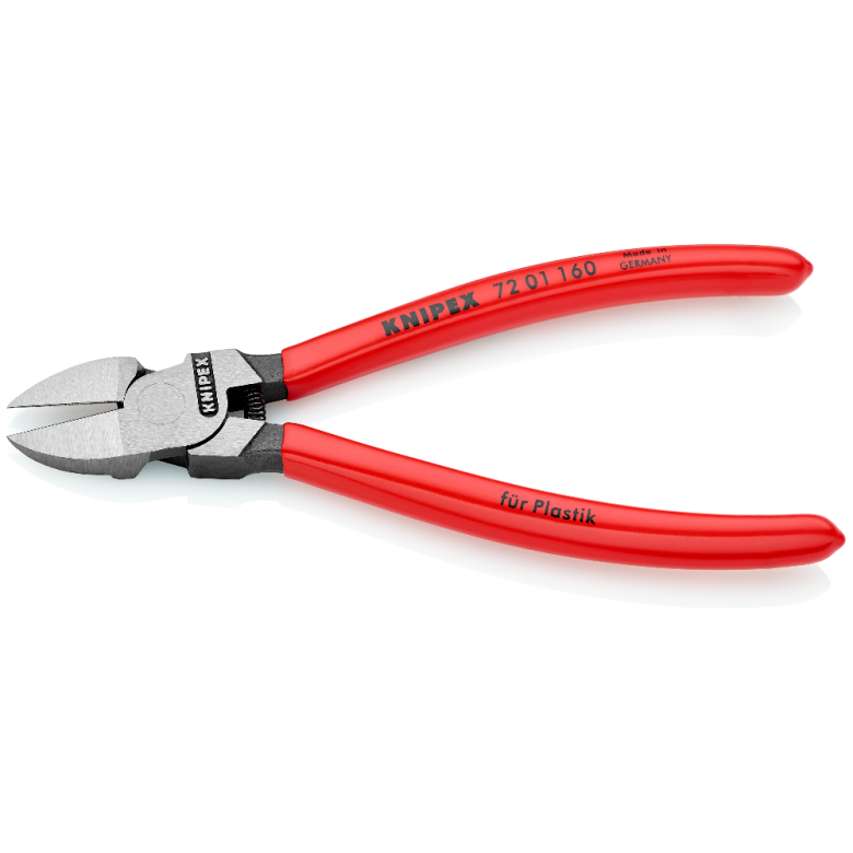 Diagonālās griešanas knaibles plastmasai 160 mm KNIPEX