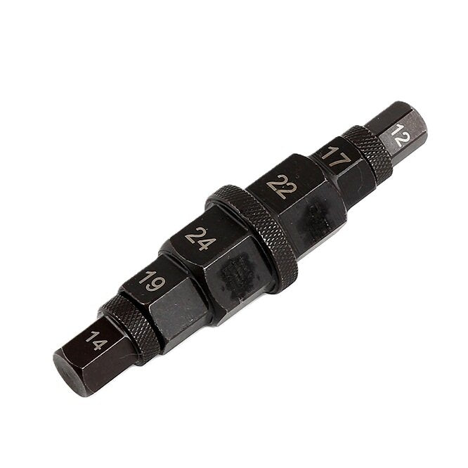 Motocikla vārpstas instrumentu tērauds 12, 14, 17, 19, 22, 24 mm