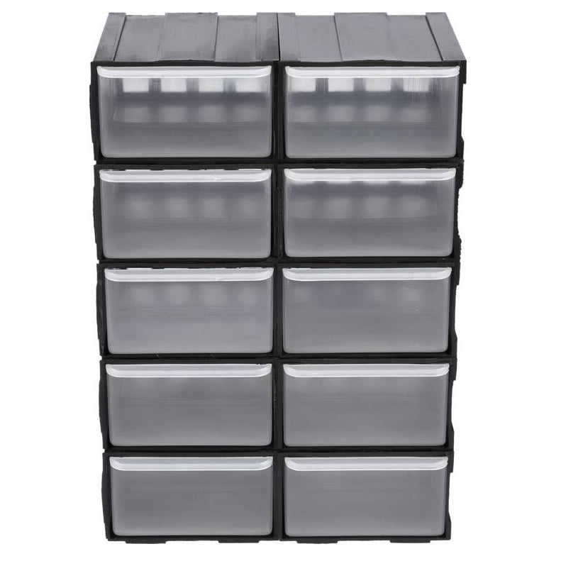 Modulārs organizators ar 10 atvilktnēm, 225x155x100 mm